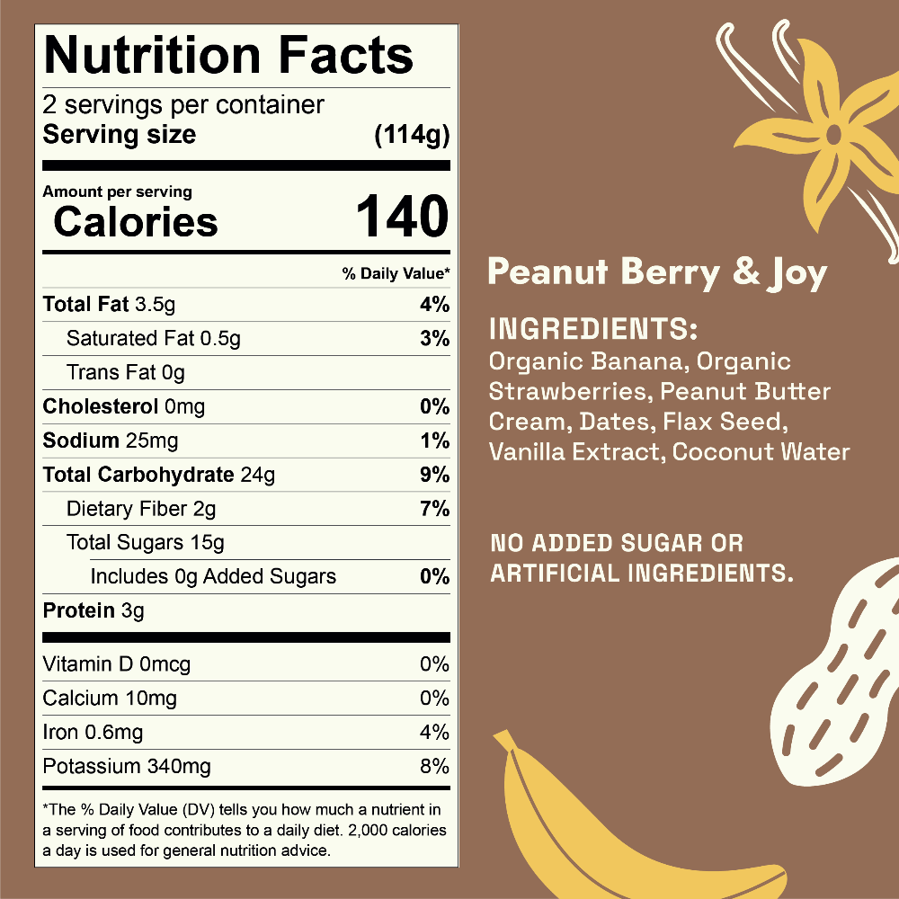 3 Peanut Berry & Joy Smoothies