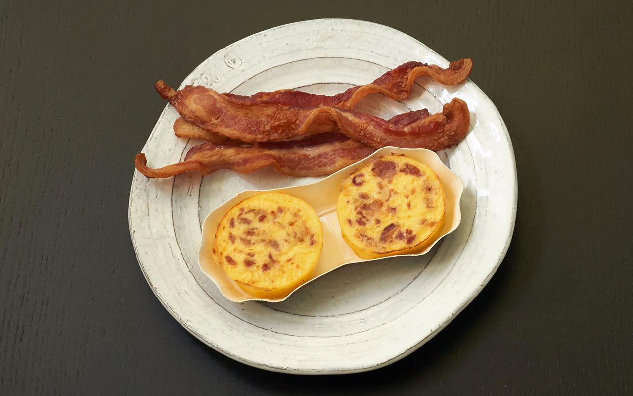 Trader Joe's Uncured Turkey Bacon and Cheese Sous Vide Egg Bites