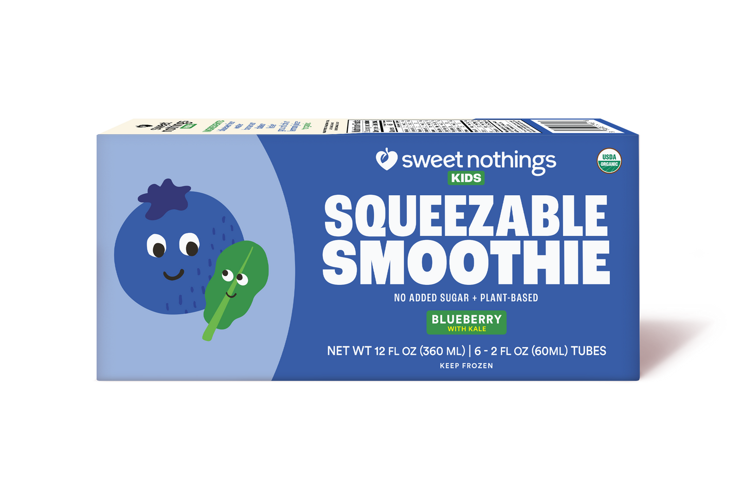 Sweet Nothings Blueberry Kale Squeezable Smoothies