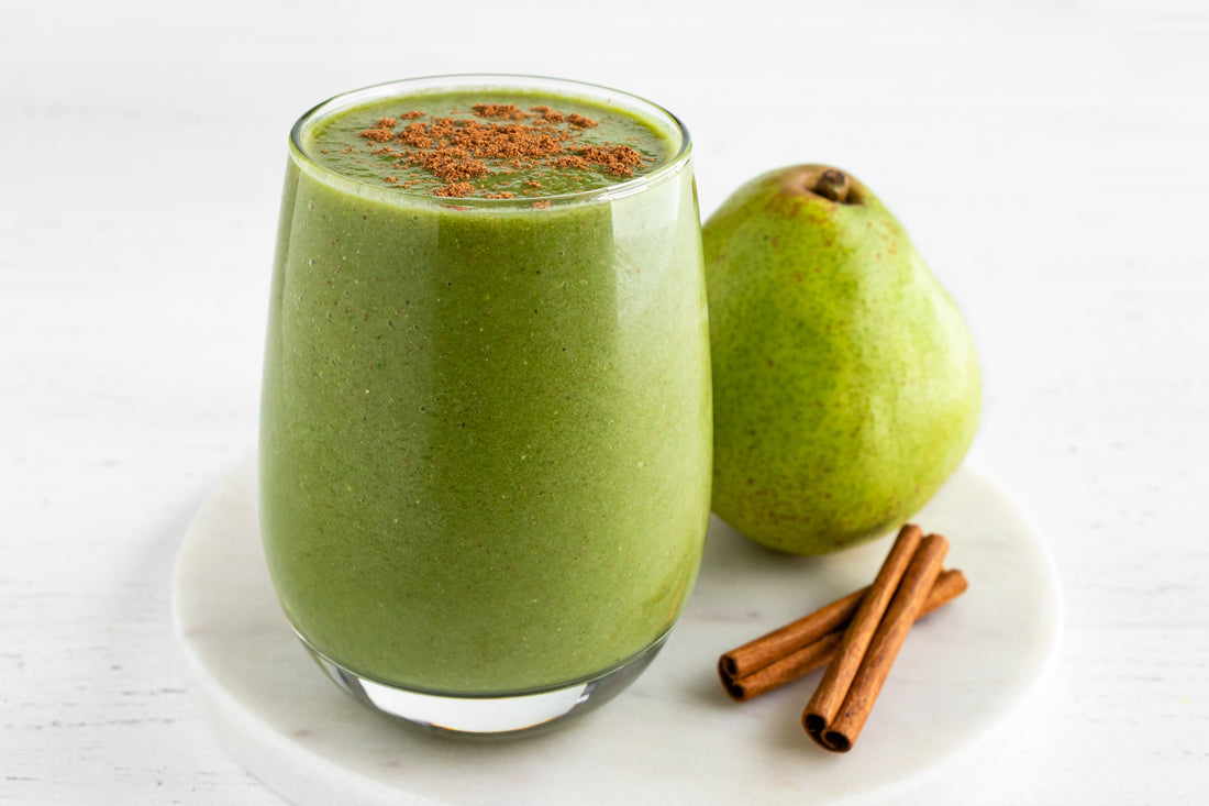 Green Pear Smoothie Recipe Card