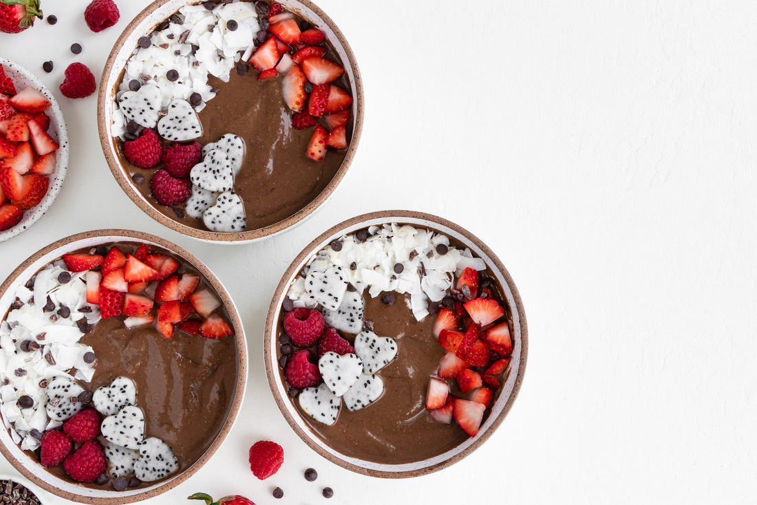 Chocolate-Covered Strawberry Smoothie Bowl Recipe