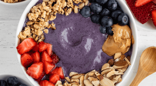 Peanut Butter and Jelly Smoothie Bowl Recipe