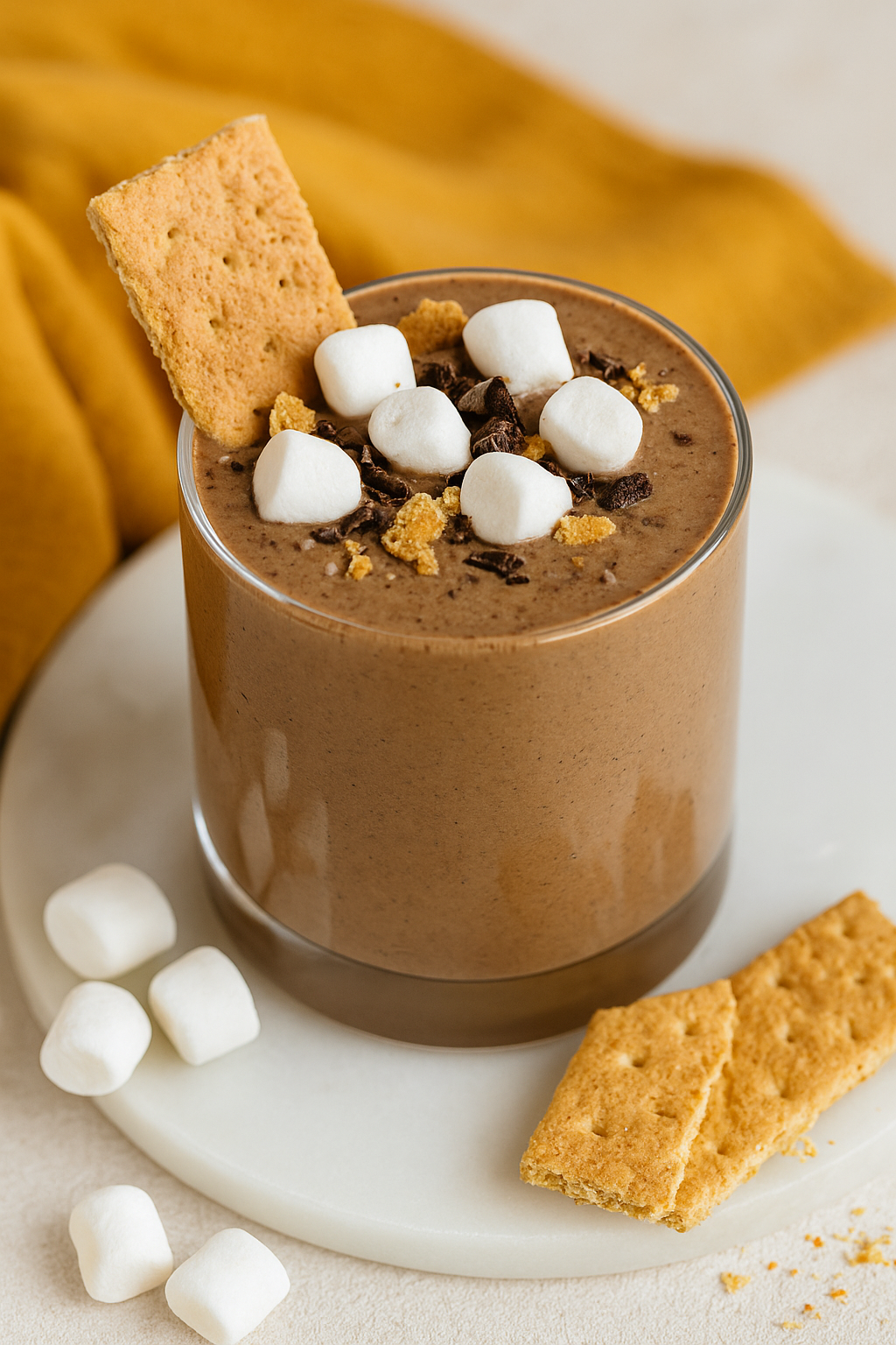 🍫 S’mores Smoothie: A Sweet Treat with a Healthy Twist
