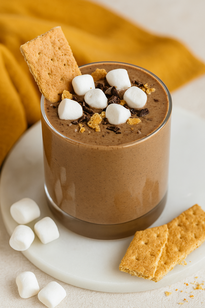 🍫 S’mores Smoothie: A Sweet Treat with a Healthy Twist