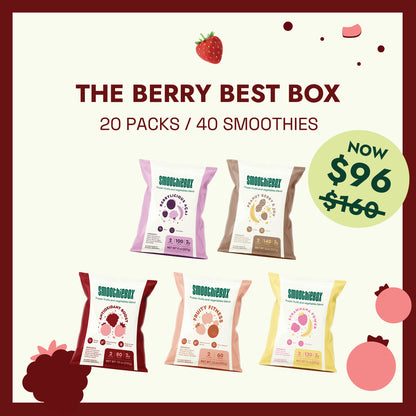 The Berry Best Box (20 packs / 40 smoothies)