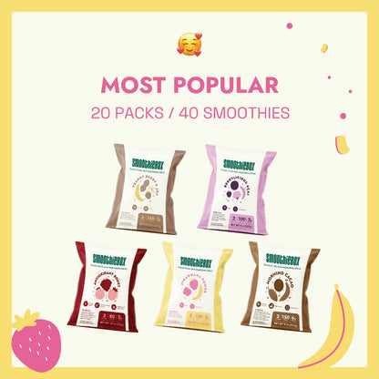 Most Popular (20 packs / 40 smoothies)