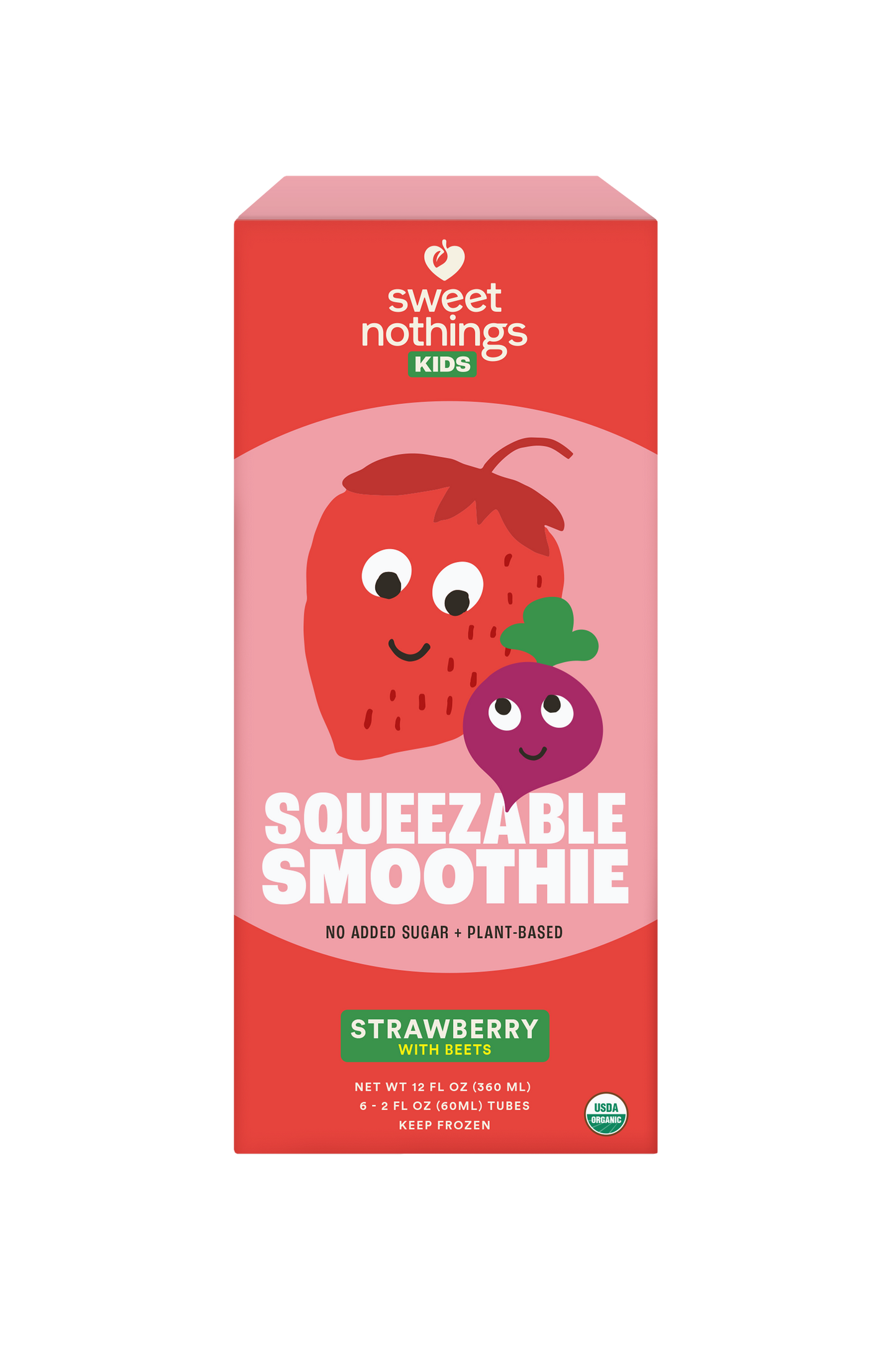 Sweet Nothings Strawberry Beet Squeezable Smoothies
