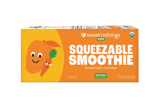 Sweet Nothings Mango Carrot Squeezable Smoothies