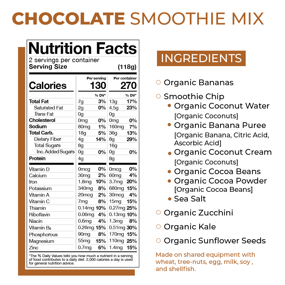 Proti Fit Chocolate Indulgence Smoothie & Base | Protein Smoothie | Nutmeg State Nutrition